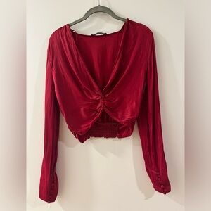 Zara crop top size M